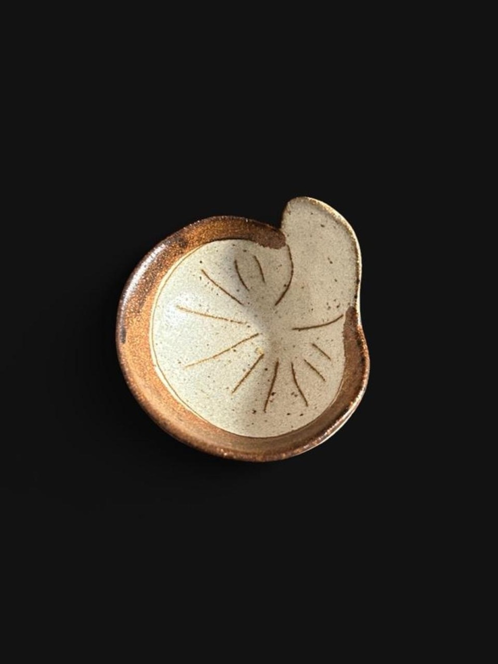 Shiitake Mushroom Japanese Ceramic Mini Dish